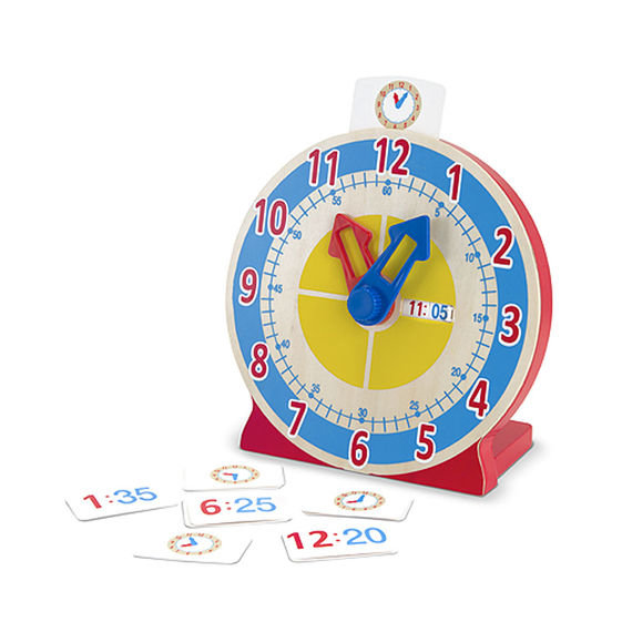 Часы деревянные умные MD14284 Melissa and Doug