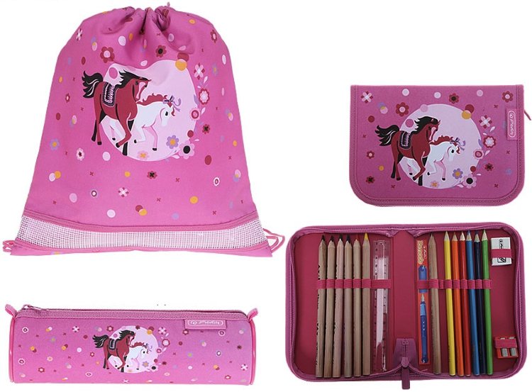 Herlitz Ранец Midi Plus Toy Horses 7344