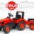 Трактор педальный с прицепом Falk 2060AB Kubota оранжевый