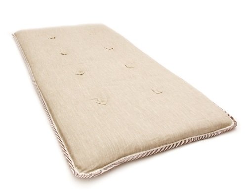Льняной матрас Футон LinTex 190 х 160 см обивка лён