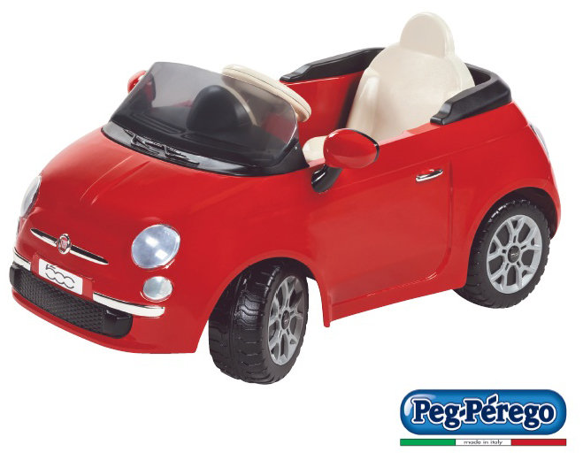 Peg Perego Автомобиль FIAT 500 Red RC-control, IGED1163