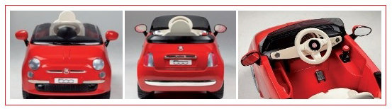 Peg Perego Автомобиль FIAT 500 Red RC-control, IGED1163