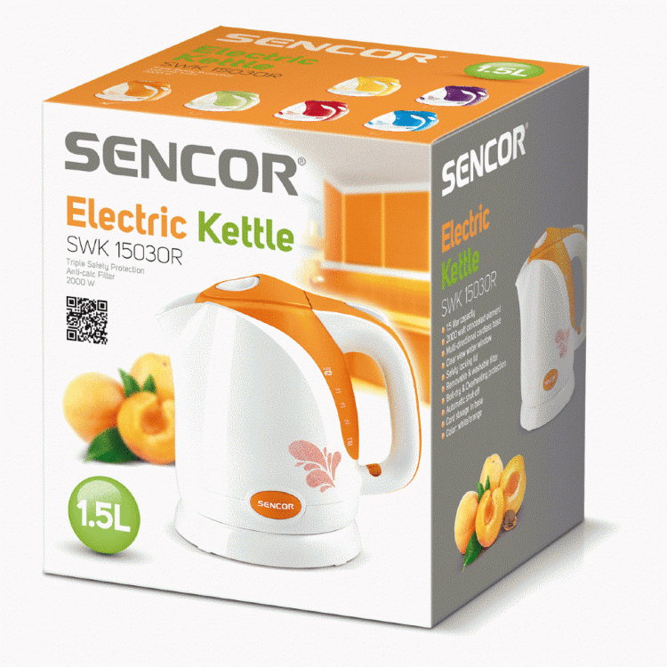 Чайник Sencor SWK 1503 OR
