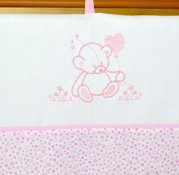 Комплект постельного белья Верес Sweet Bear 7 единиц розовый