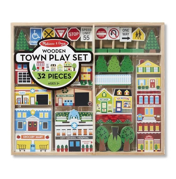 Набор деревянный Город MD14796 Melissa and Doug