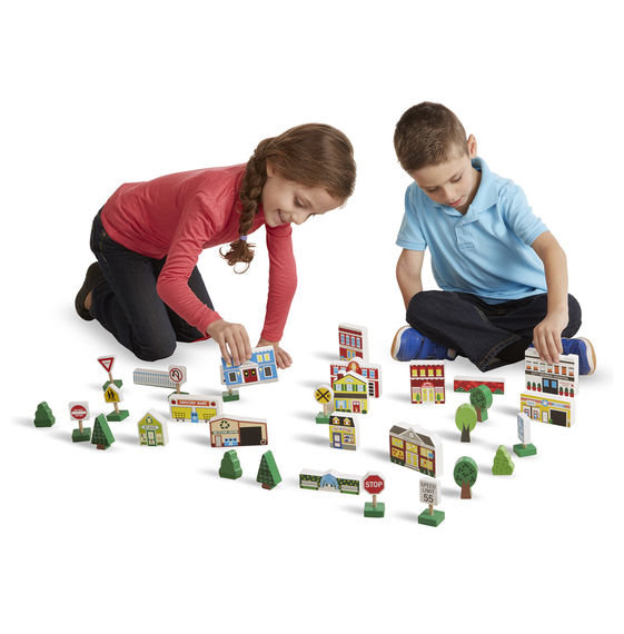 Набор деревянный Город MD14796 Melissa and Doug