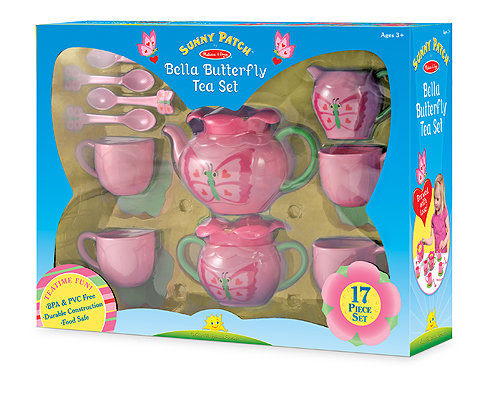 Детский чайный сервиз Бабочка Белла MD6181 Melissa and Doug