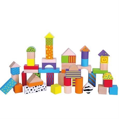 Набор кубиков 50 штук 3 см Viga Toys