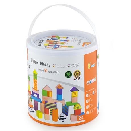 Набор кубиков 50 штук 3 см Viga Toys