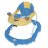 Ходунки Bertoni Just4kids BW-14 голубой-желтый