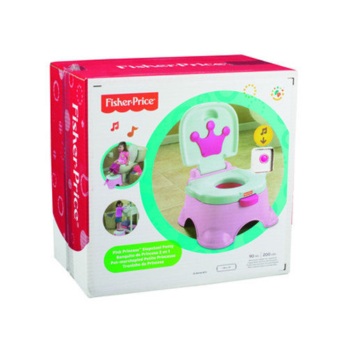 Музыкальный горшок Fisher Price  Pink Princess Stepstool Potty W4106