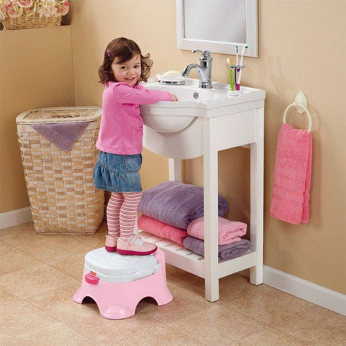 Музыкальный горшок Fisher Price  Pink Princess Stepstool Potty W4106