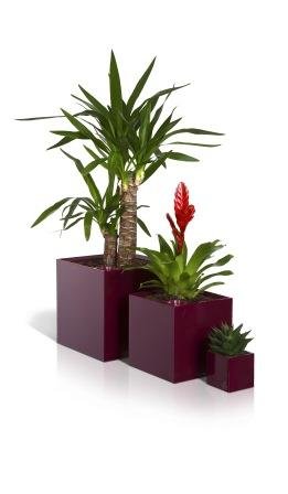 Умный вазон Cubico Flower Lover красный 33 л глянцевый PLASTKON
