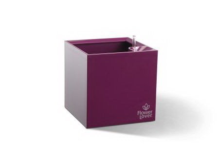Умный вазон Cubico Flower Lover пурпурный 0,5 л глянцевый PLASTKON