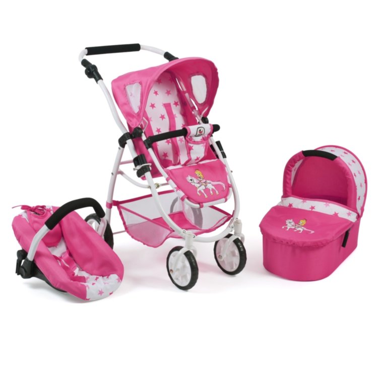 Коляска для кукол Emotion All in One Pony & Princess 63789 Bayer Chic 2000
