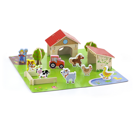 Игровой набор Ферма 30 элементов Viga Toys