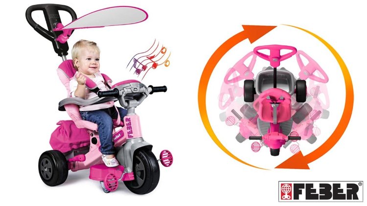Велосипед BABY TWIST TRIKE PINK FEBER