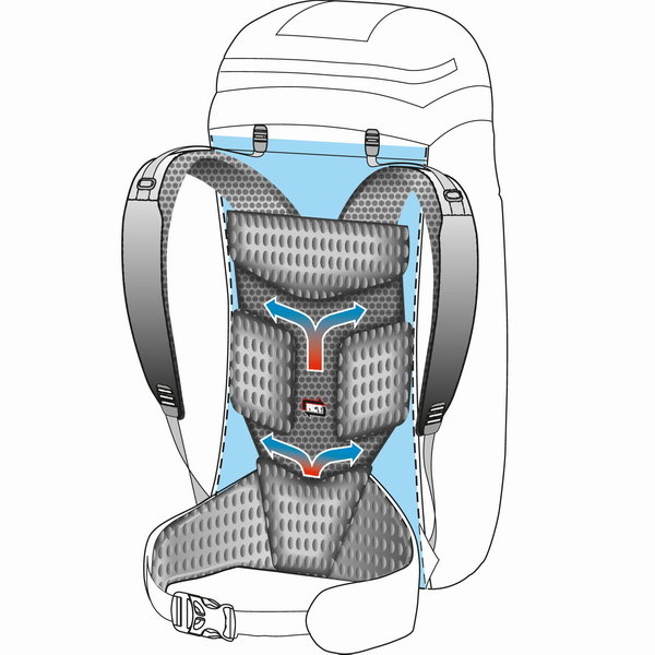 Рюкзак туристический Esterel 50 blue Ferrino