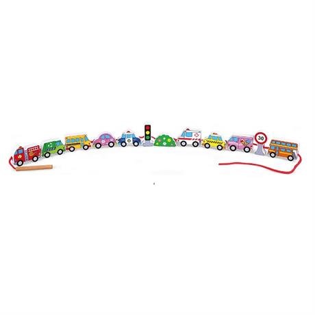 Шнуровка Автотранспорт Viga Toys