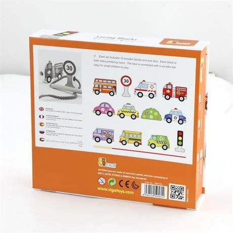 Шнуровка Автотранспорт Viga Toys