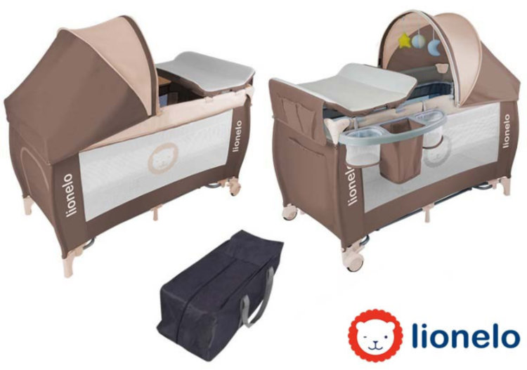 Манеж Sven Plus brown Lionelo