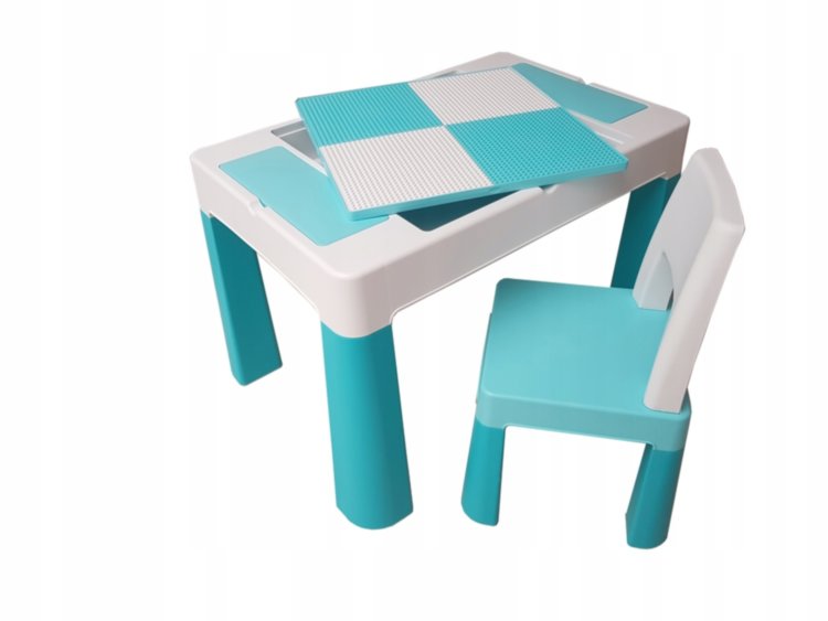 Детский столик и стульчик Tega Multifun turquoise