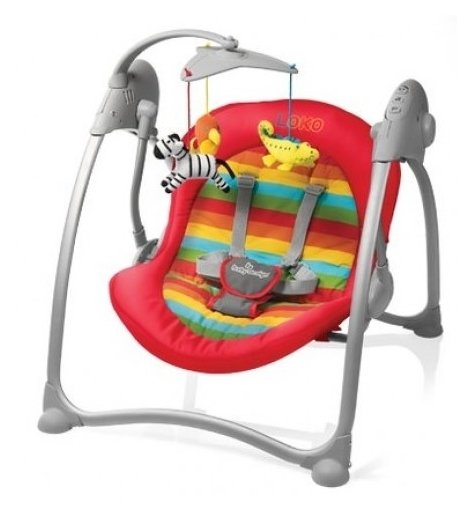 Шезлонг Baby Design Loko-02 red