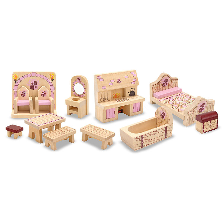 Melissa and Doug Набор мебели для замка принцессы MD3570