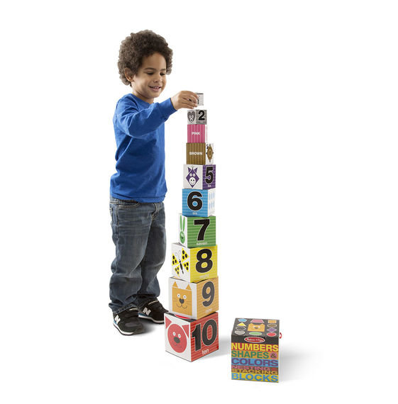 Набор блоков Числа, формы и цвета MD9042 Melissa and Doug