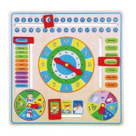 Игрушка Часы и календарь Viga Toys