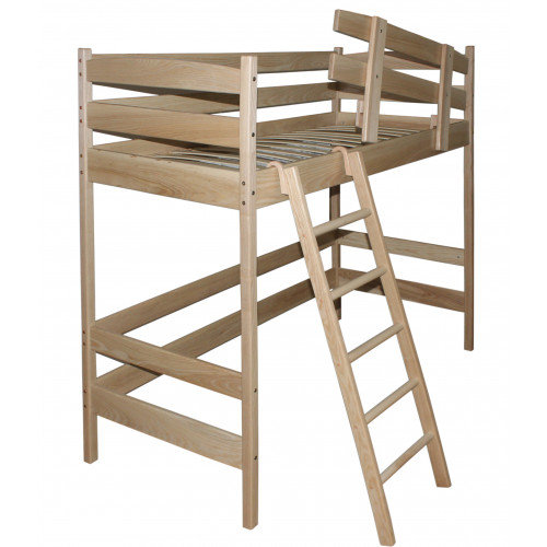 Кровать-чердак Снови Лак высота 150 см 160х70 ясень Ирель