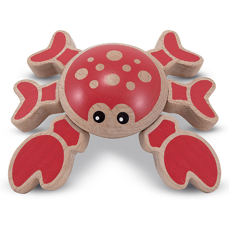 Melissa and Doug Деревянная игрушка Спрячь лапки крабика MD4038
