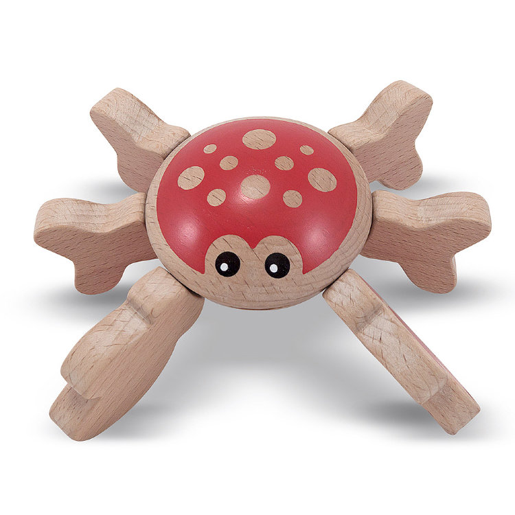 Melissa and Doug Деревянная игрушка Спрячь лапки крабика MD4038