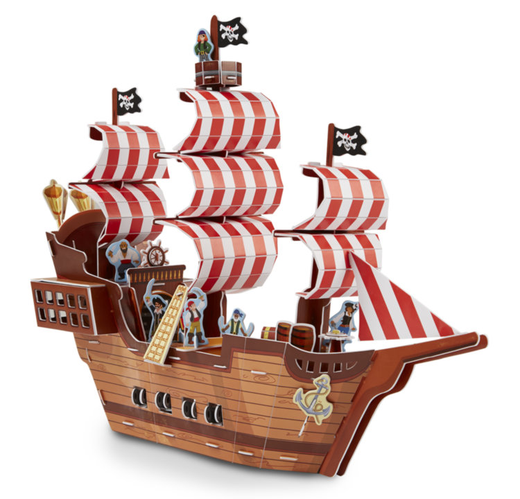 3D пазлы Пиратский корабль MD9045 Melissa and Doug