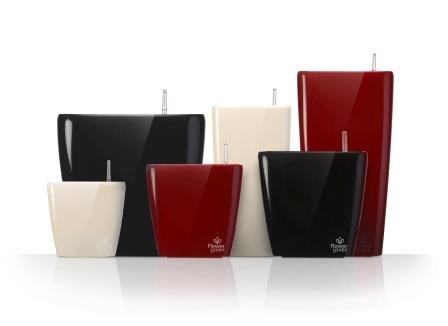 Умный вазон Quadrato Flower Lover антрацит 5,4 л глянцевый PLASTKON