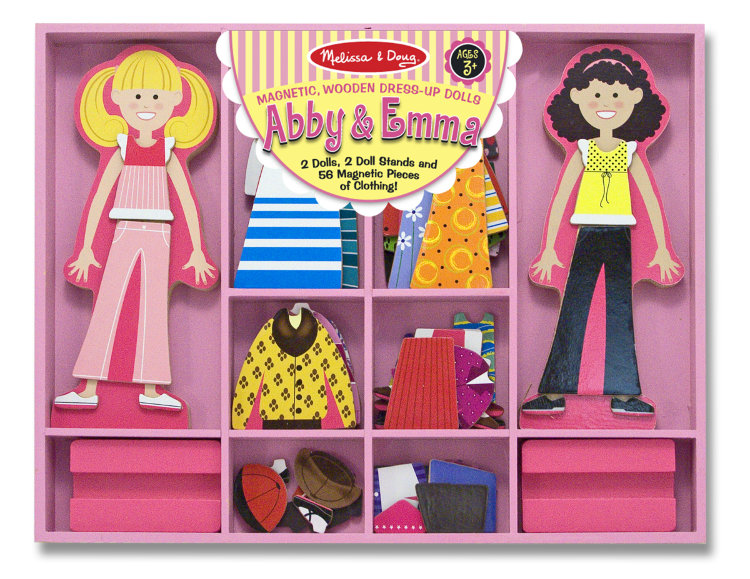 Melissa and Doug Эбби и Эмма магнитная одевалка MD4940