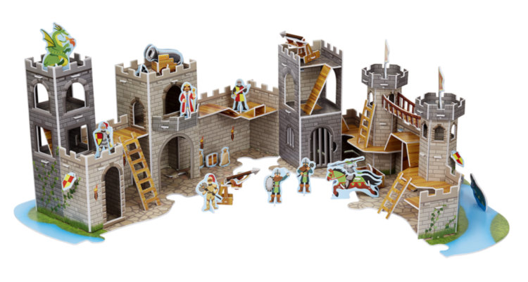 3D пазлы Средневековый замок MD9046 Melissa and Doug