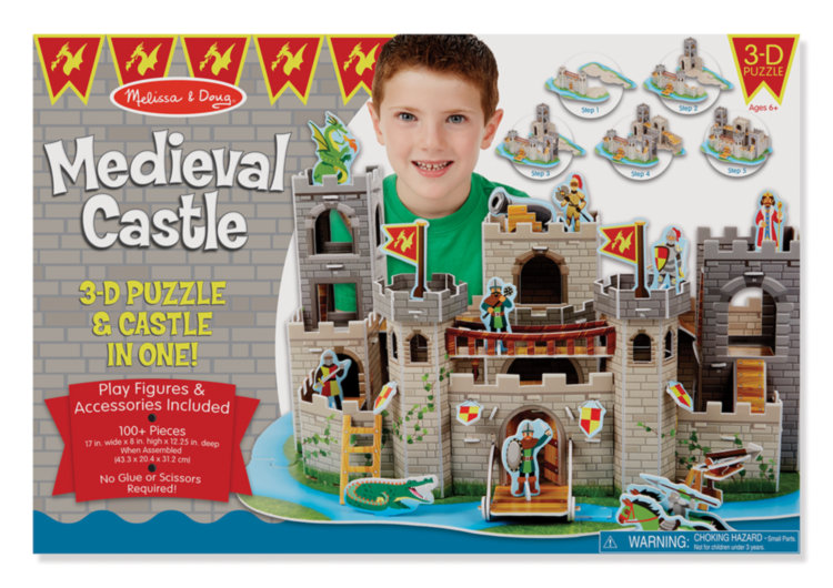 3D пазлы Средневековый замок MD9046 Melissa and Doug
