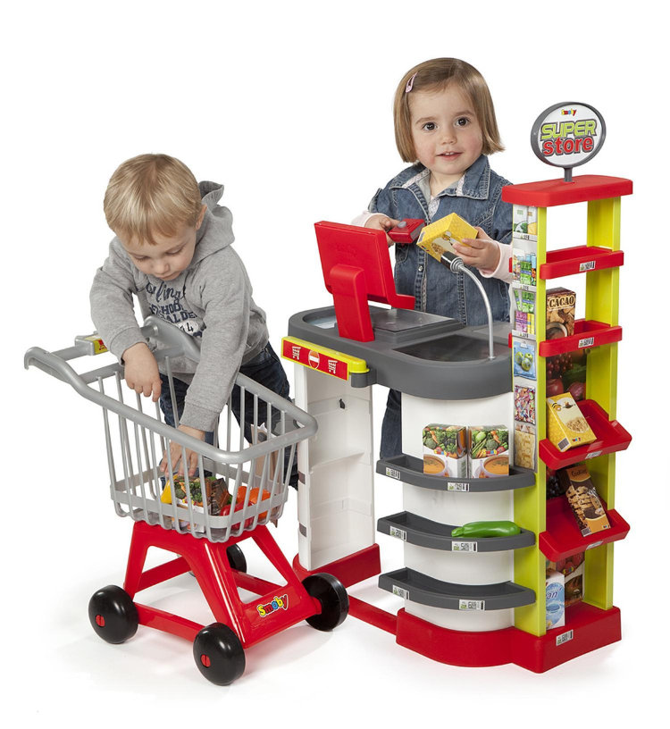 Smoby Супермаркет интерактивный Sity Shop 24044