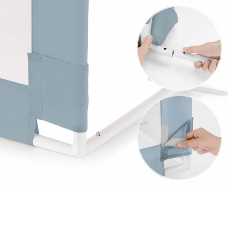 Reer Бортик для кровати Sleepn Keep Bettgitter 100 на 50 grey
