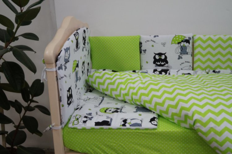 Комплект постельный сменный Joy 3 единицы салатовый Lux baby 482125