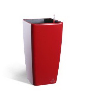 Умный вазон Quadrato Flower Lover красный 5,4 л глянцевый PLASTKON