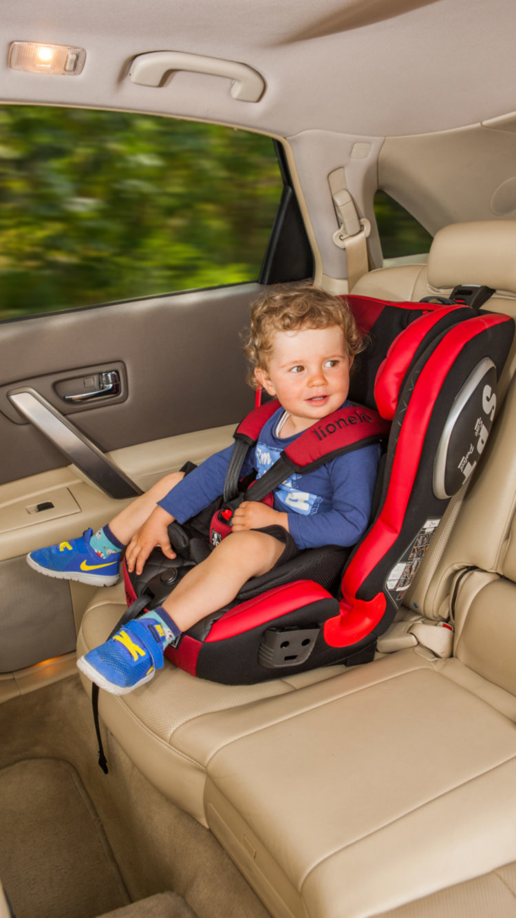Автокресло Jasper leather red  Lionelo