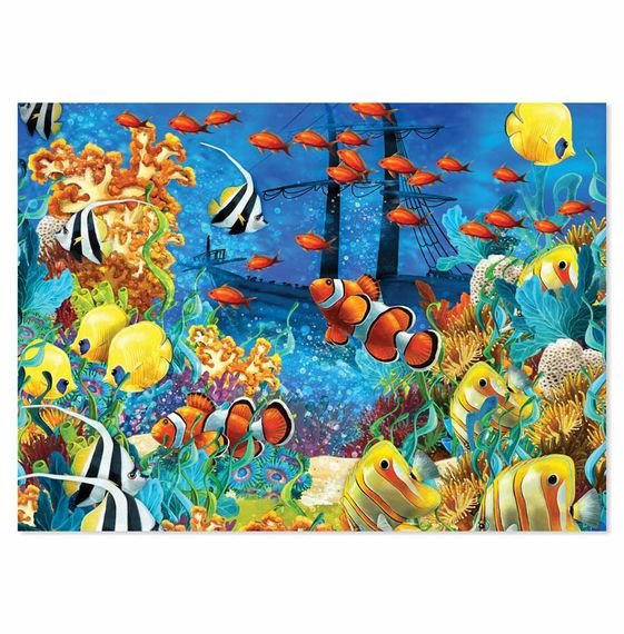 Пазл напольный Коралловый риф 1500 элементов MD9095 Melissa and Doug