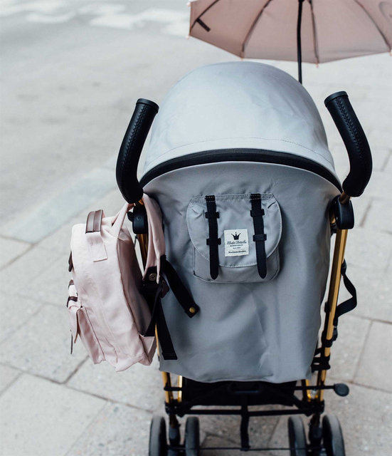 Прогулочная коляска-трость Stockholm Stroller 3.0 Golden Grey серая 103817 Elodie Details