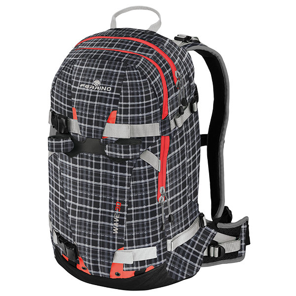 Рюкзак туристический Wave 30 tartan black Ferrino