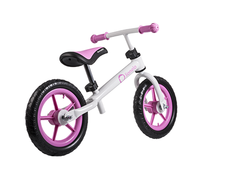 Беговел Fin Plus white pink  Lionelo