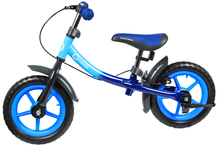 Беговел Dan Plus blue с ручным тормозом Lionelo