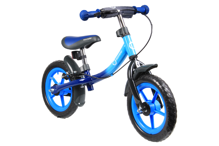 Беговел Dan Plus blue с ручным тормозом Lionelo