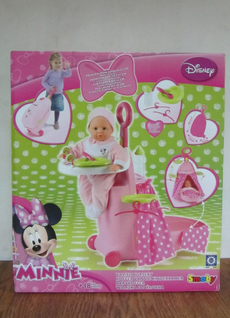 Smoby Чемодан по уходу за пупсом Minnie 24207 